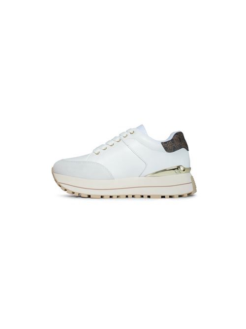 LIU JO MAXI WONDER 84 - SNEAKER CALF LEATHER/COW SUE LIU JO | BF4095PX545/01065